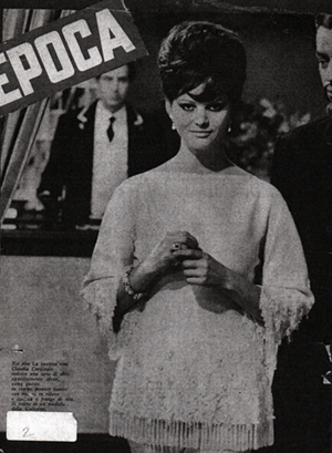 Claudia Cardinale nel film La pantera rosa, 1965